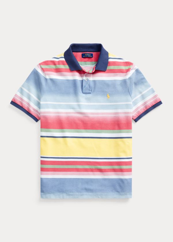 Ralph Lauren Custom Slim Fit Mesh Polo Blankyt Viacfarebný | oGZOvuo6
