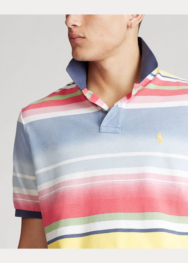 Ralph Lauren Custom Slim Fit Mesh Polo Blankyt Viacfarebný | oGZOvuo6