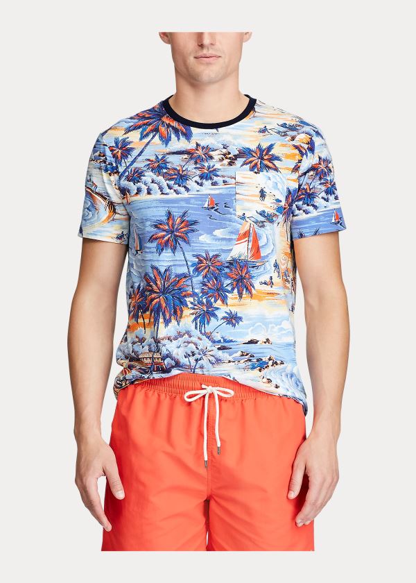 Ralph Lauren Custom Slim Fit T-Shirt Blankyt | WxDpCrSS