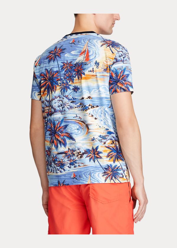 Ralph Lauren Custom Slim Fit T-Shirt Blankyt | WxDpCrSS