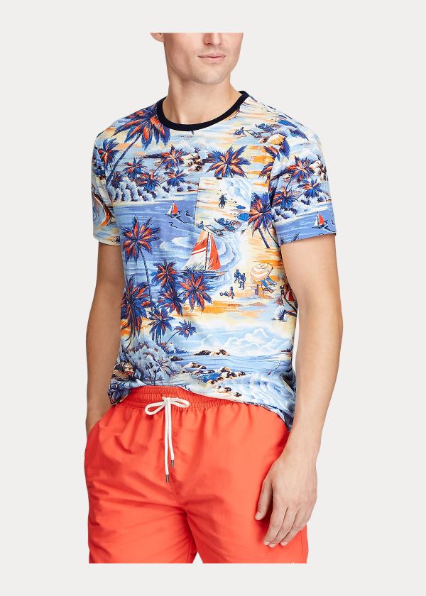 Ralph Lauren Custom Slim Fit T-Shirt Blankyt | WxDpCrSS