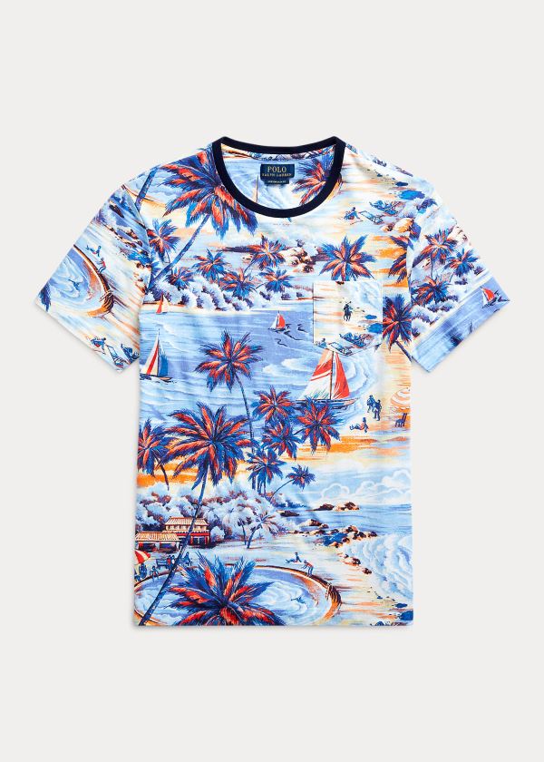 Ralph Lauren Custom Slim Fit T-Shirt Blankyt | WxDpCrSS