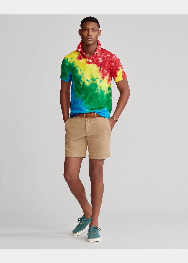 Ralph Lauren Custom Slim Fit Tie-Dye Polo Viacfarebný | NE9L7j2e