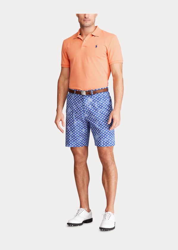 Ralph Lauren Custom Slim Performance Polo Oranžové | CbpTuNnp