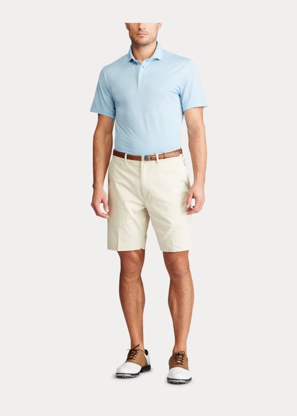 Ralph Lauren Custom Slim Performance Polo Blankyt | ZbUK0621