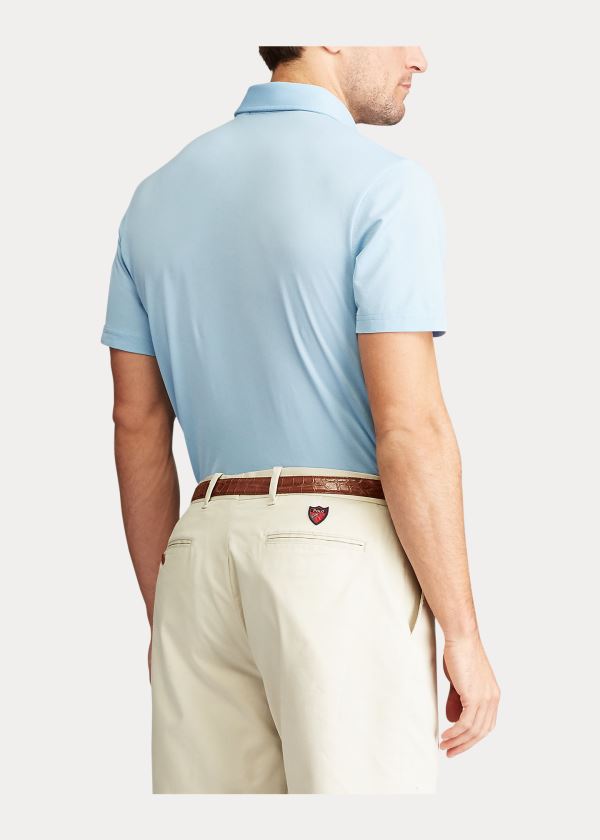 Ralph Lauren Custom Slim Performance Polo Blankyt | ZbUK0621