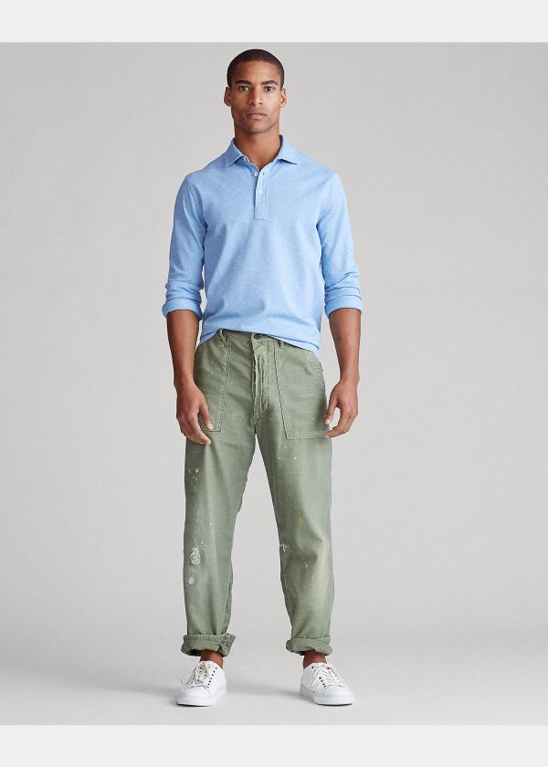 Ralph Lauren Custom Slim Stretch Mesh Polo Blankyt | Lax2WjMc