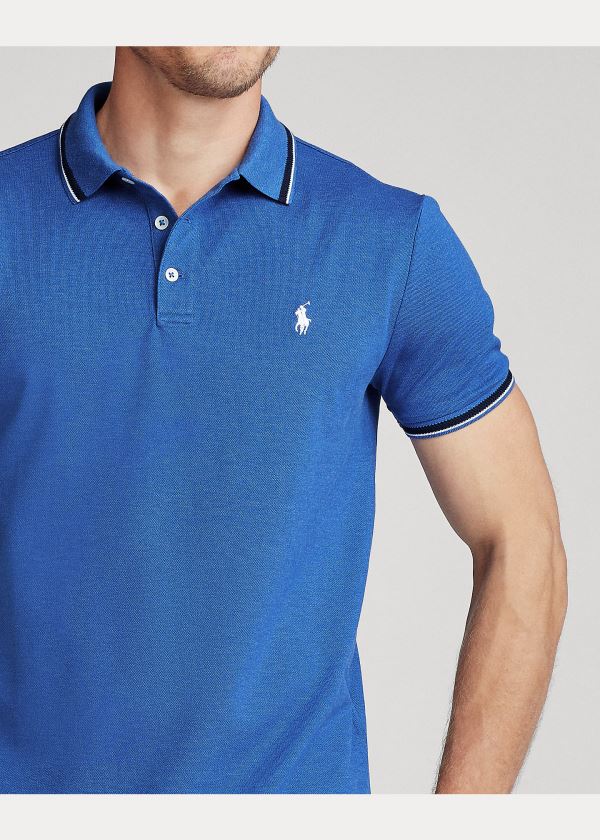 Ralph Lauren Custom Slim Stretch Mesh Polo Blankyt | bANdt39Z
