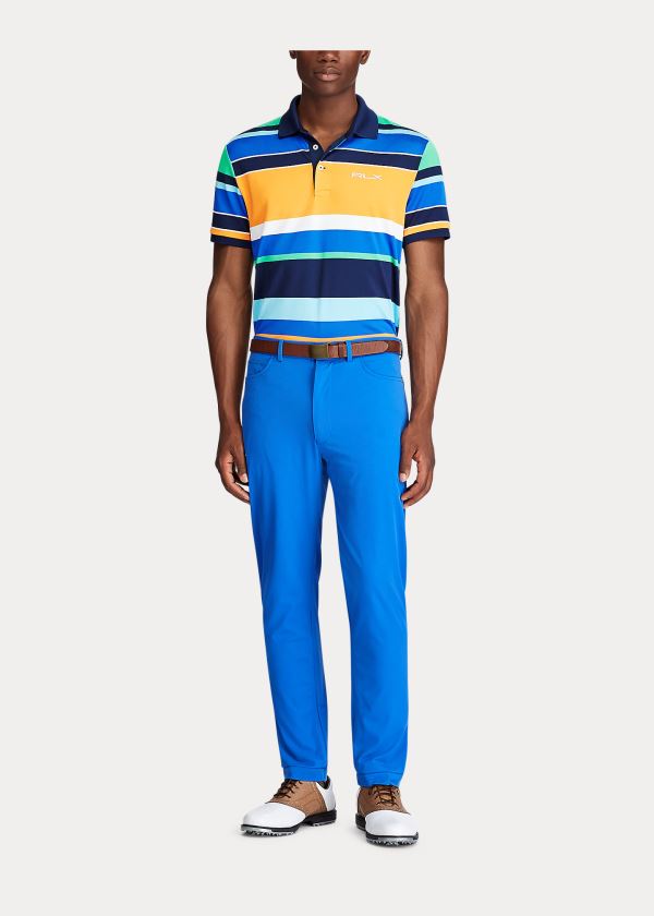 Ralph Lauren Custom Slim Tech Piqué Polo Blankyt | 1NKtwJLP