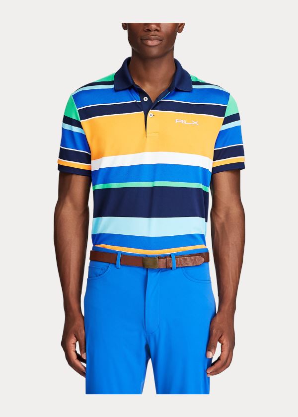 Ralph Lauren Custom Slim Tech Piqué Polo Blankyt | 1NKtwJLP