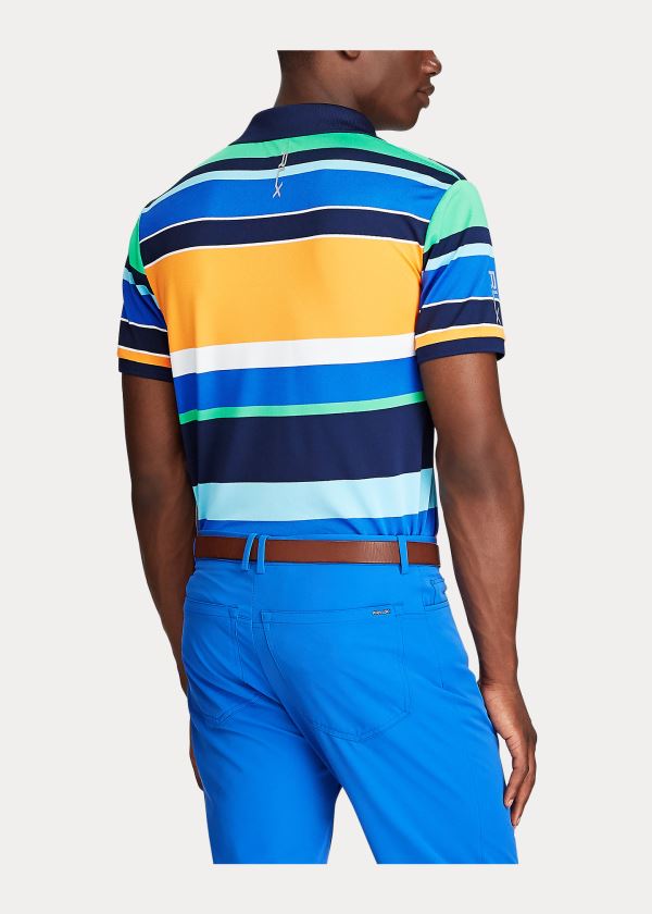 Ralph Lauren Custom Slim Tech Piqué Polo Blankyt | 1NKtwJLP