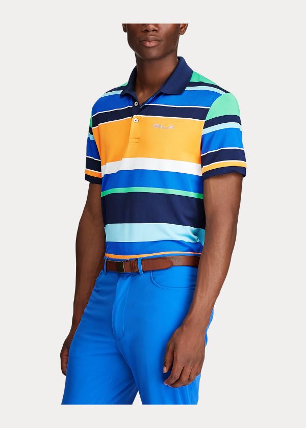 Ralph Lauren Custom Slim Tech Piqué Polo Blankyt | 1NKtwJLP