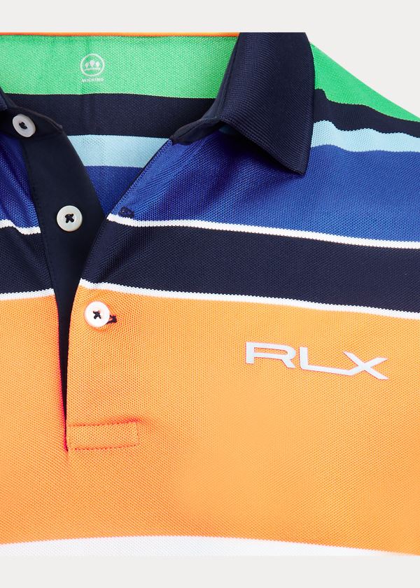 Ralph Lauren Custom Slim Tech Piqué Polo Blankyt | 1NKtwJLP