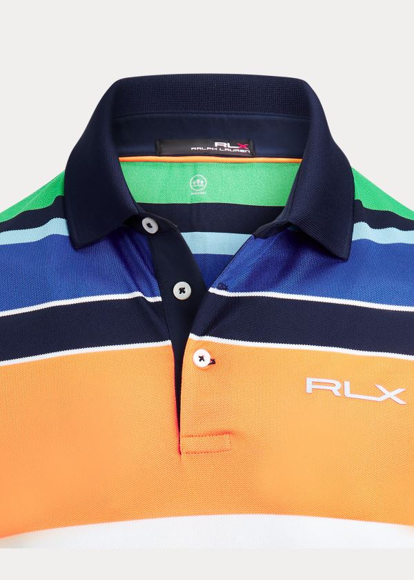 Ralph Lauren Custom Slim Tech Piqué Polo Blankyt | 1NKtwJLP
