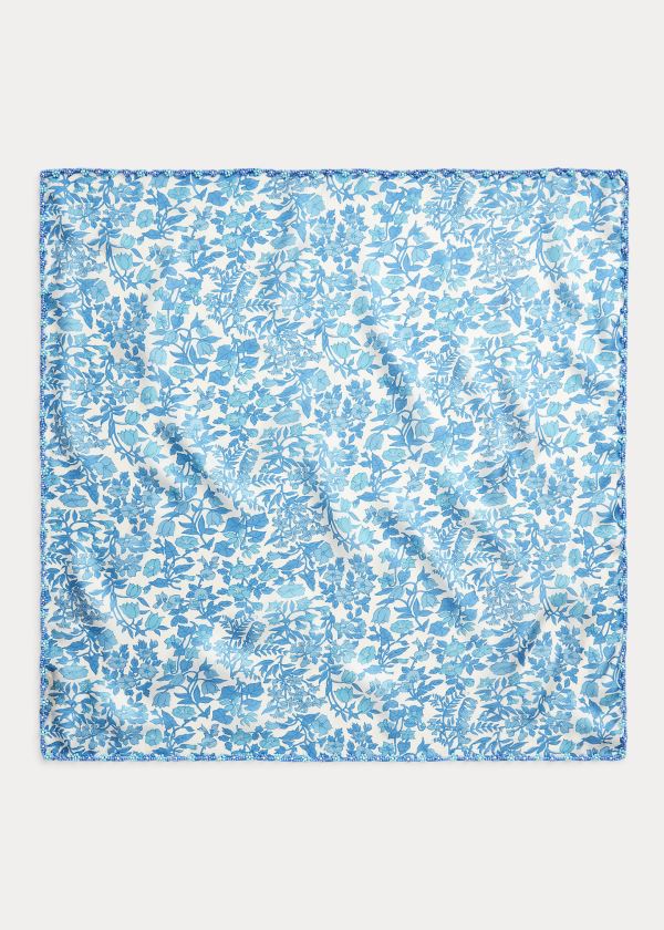 Ralph Lauren Daisy Silk Scarf Blankyt Bílé | OuL85RWZ