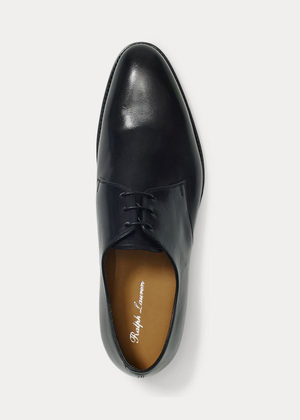 Ralph Lauren Dalvin Calfskin Oxford Černé | dmoLTofM