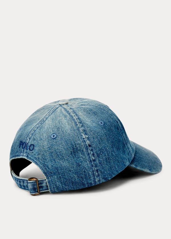 Ralph Lauren Denim Baseball Cap Světle Blankyt Blankyt Světle Modré | s6hHbOQ7
