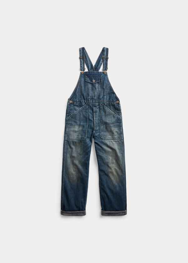 Ralph Lauren Denim Overall Blankyt Blankyt Světle Modré | 7jiNsWE0