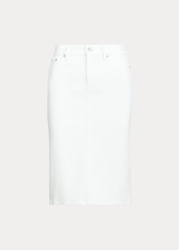 Ralph Lauren Denim Skirt Bílé | BZfY4Wyi