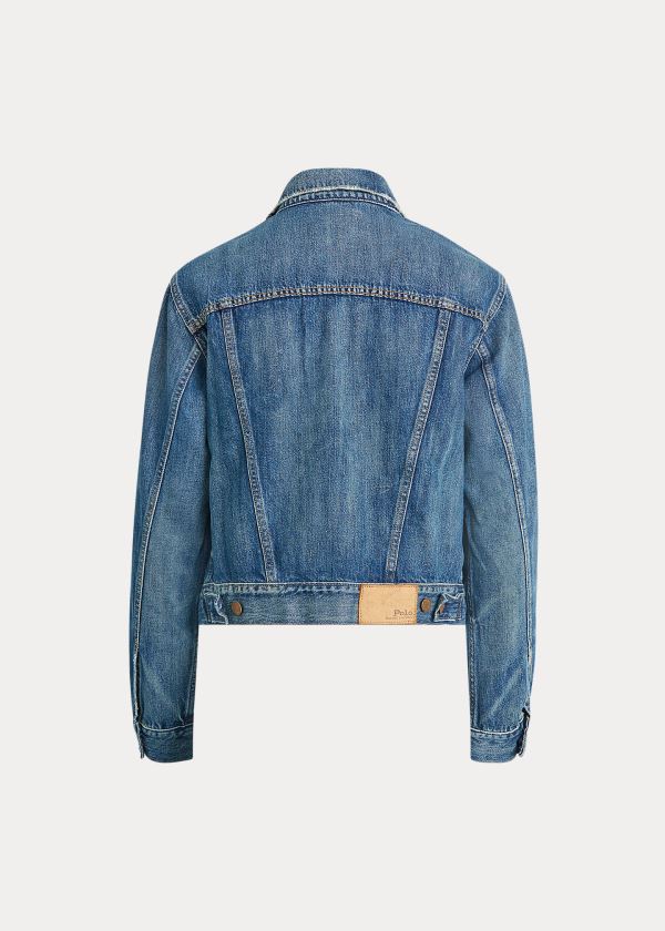 Ralph Lauren Denim Trucker Jacket Tmavě Indigo | 7CtKXmiN