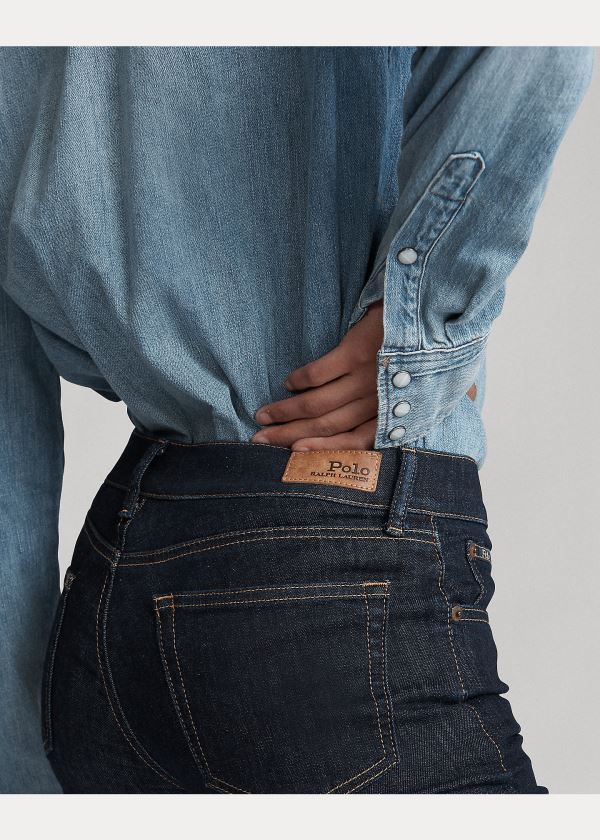 Ralph Lauren Denim Western Shirt Indigo | FlKEFsLS