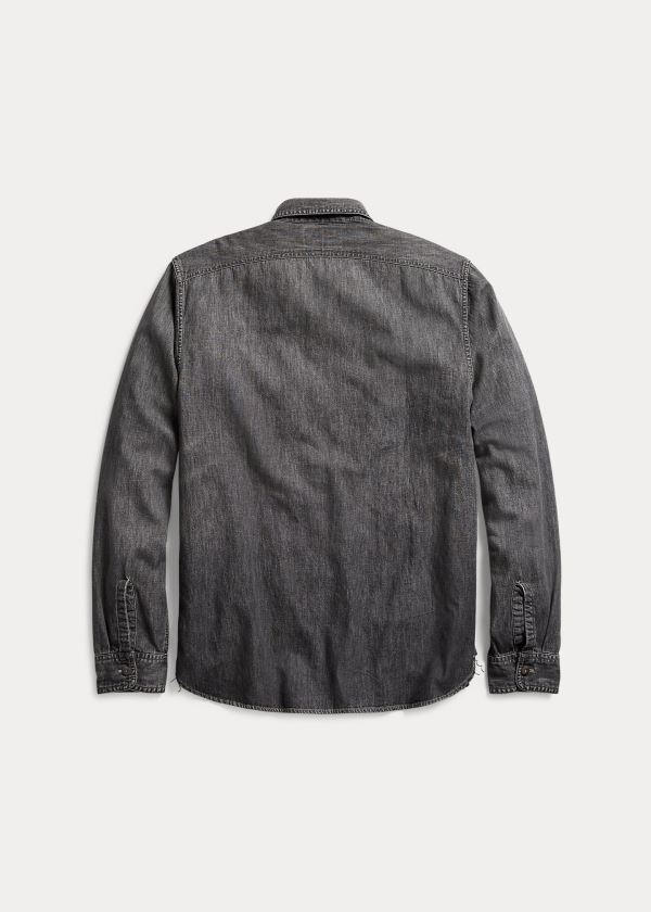Ralph Lauren Denim Workshirt Černé Bílé | yB4fXcYg