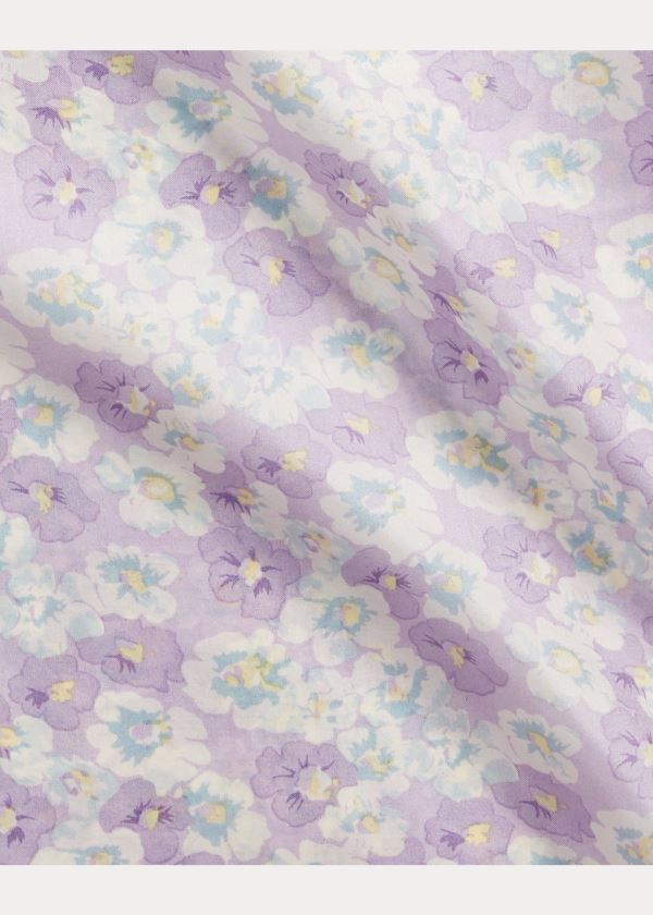 Ralph Lauren Diana Silk Scarf Fialové Bílé | teauLBx7