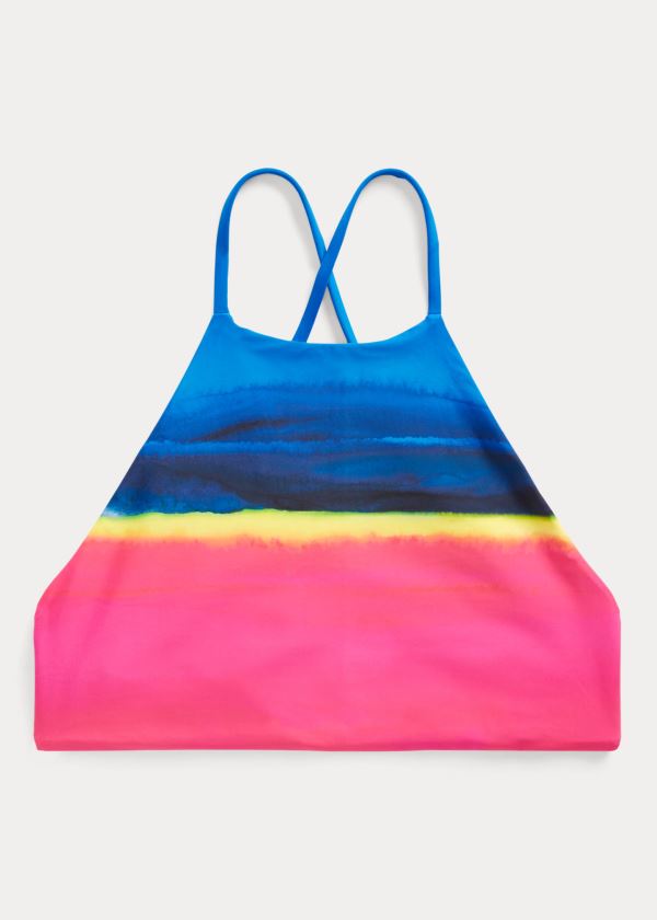 Ralph Lauren Dip-Dyed Halter Bikiny Top Viacfarebný | oKqWrqL9