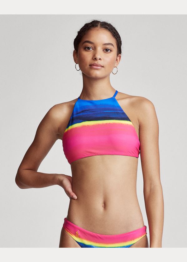 Ralph Lauren Dip-Dyed Halter Bikiny Top Viacfarebný | oKqWrqL9