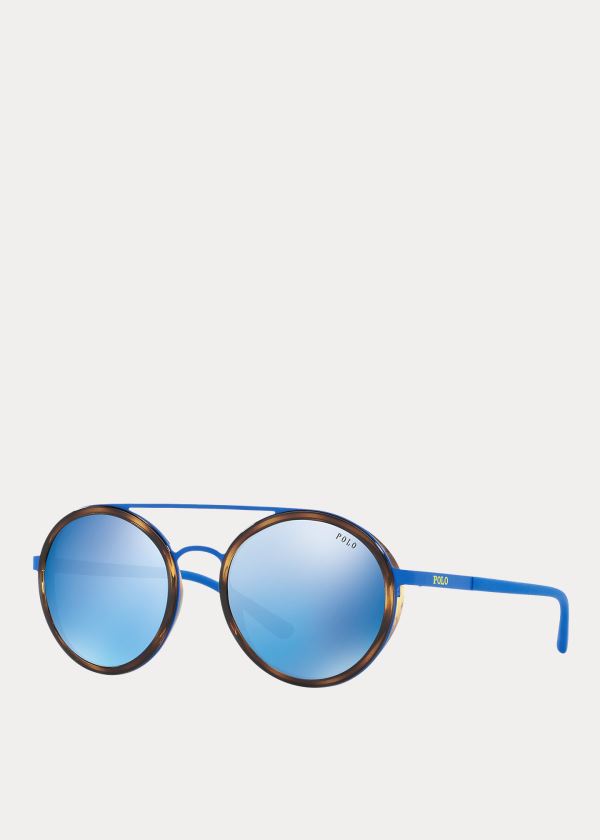 Ralph Lauren Double-Bridge Sunglasses Černé | HGp0KW5V