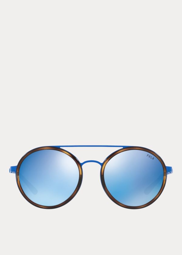 Ralph Lauren Double-Bridge Sunglasses Černé | HGp0KW5V