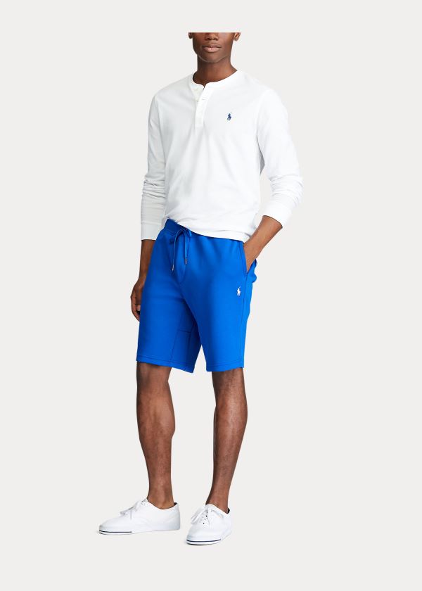 Ralph Lauren Double-Knit Krátké Blankyt Královská Modrá | NCMIziCV