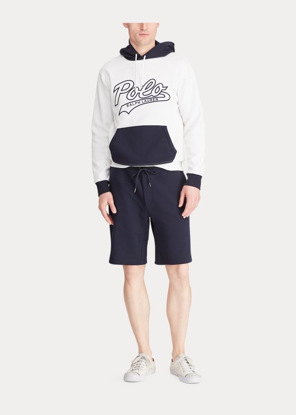 Ralph Lauren Double-Knit Krátké Tmavě Blankyt | dXGrxdic