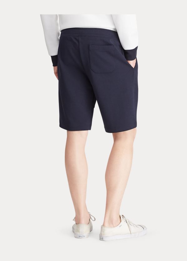 Ralph Lauren Double-Knit Krátké Tmavě Blankyt | dXGrxdic