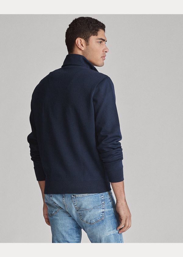 Ralph Lauren Double-Knit Pullover Tmavě Blankyt | wGxQPFF6