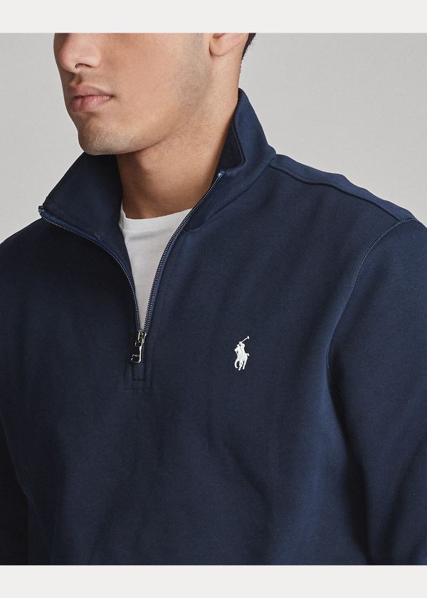 Ralph Lauren Double-Knit Pullover Tmavě Blankyt | wGxQPFF6