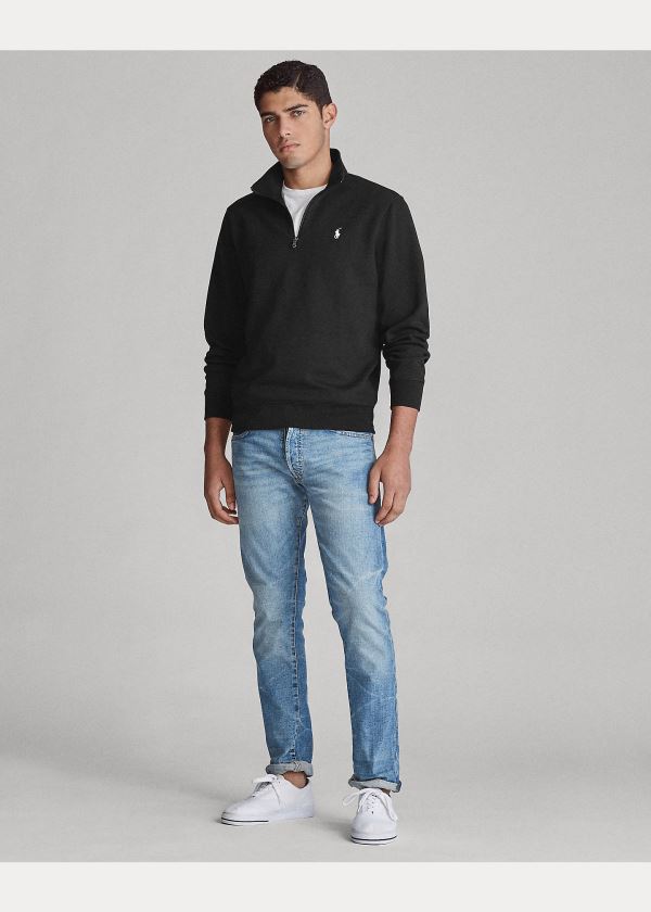 Ralph Lauren Double-Knit Pullover Černé | exbo35Ng