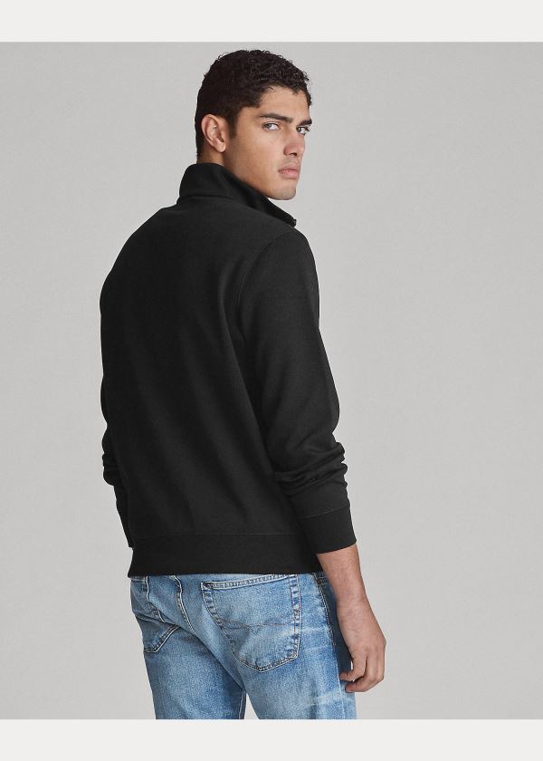 Ralph Lauren Double-Knit Pullover Černé | exbo35Ng