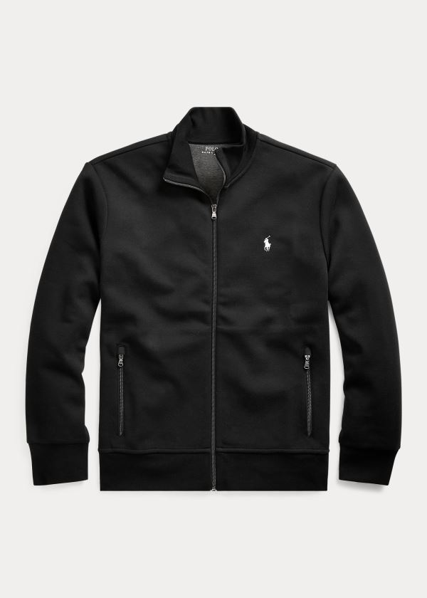 Ralph Lauren Double-Knit Track Jacket Černé | ZVQyRspB