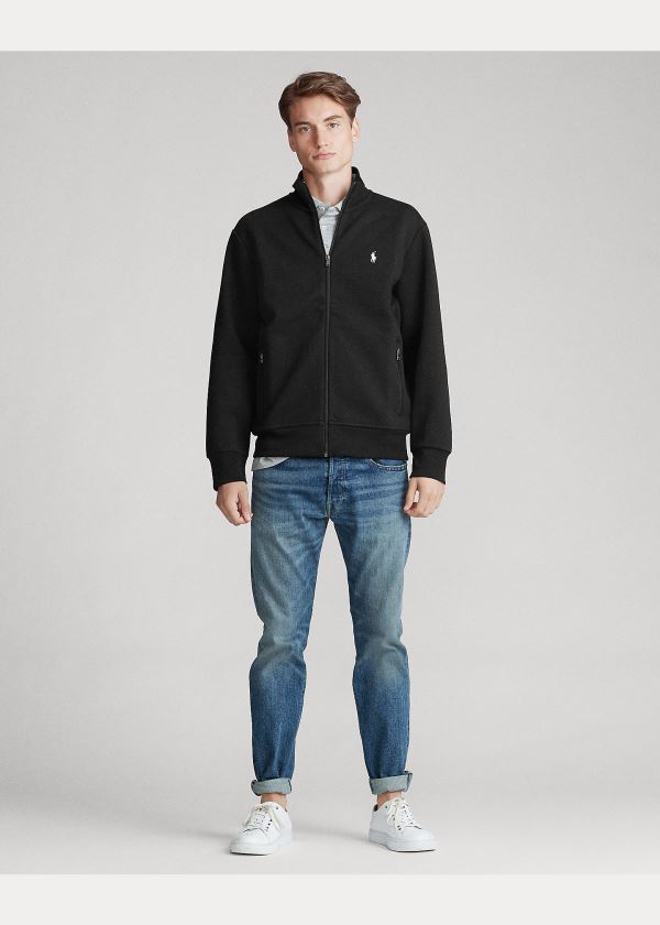 Ralph Lauren Double-Knit Track Jacket Černé | ZVQyRspB