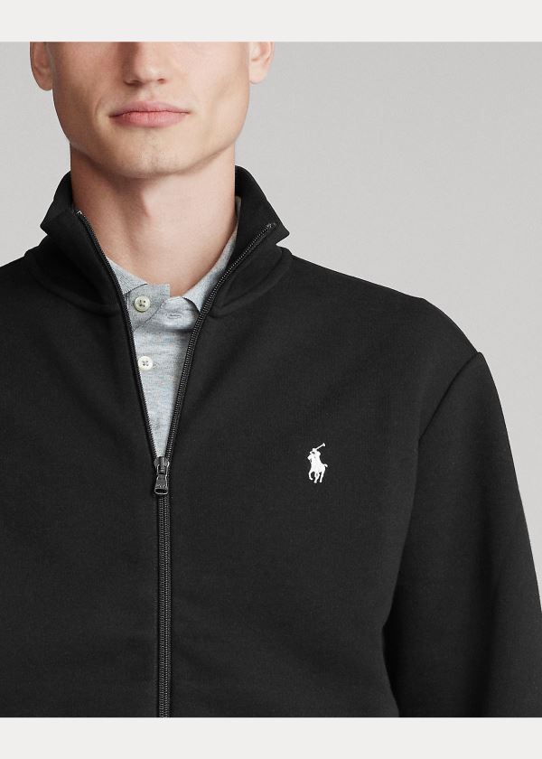 Ralph Lauren Double-Knit Track Jacket Černé | ZVQyRspB