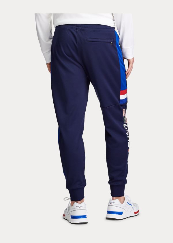 Ralph Lauren Double-Knit Track Pant Tmavě Blankyt Viacfarebný | xiSo6Y19