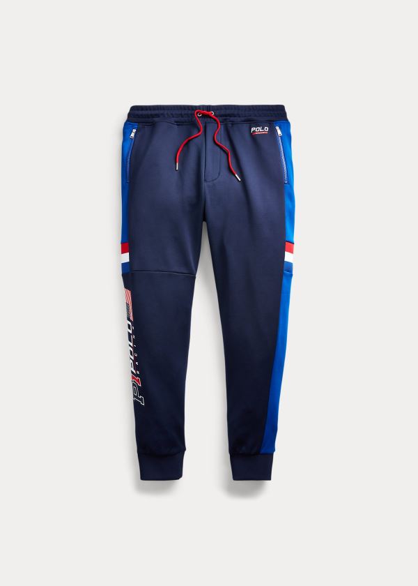Ralph Lauren Double-Knit Track Pant Tmavě Blankyt Viacfarebný | xiSo6Y19