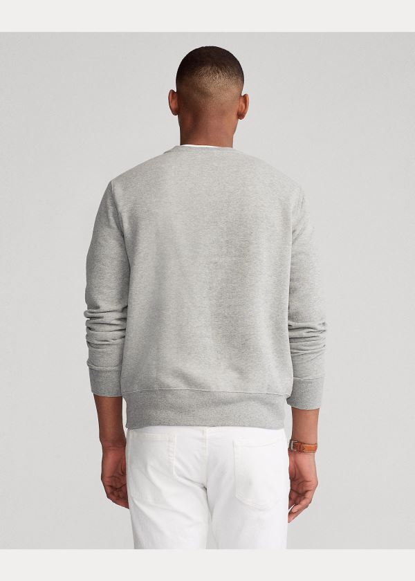 Ralph Lauren Dubai Bear Fleece Sweatshirt Šedé | drEh3BPd