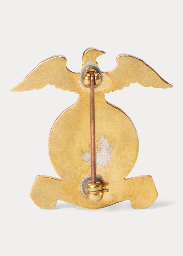 Ralph Lauren Eagle Pin Zlaté | zhg35Hu2
