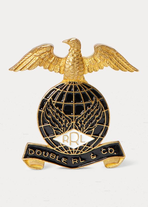 Ralph Lauren Eagle Pin Zlaté | zhg35Hu2