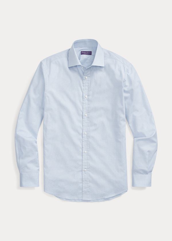 Ralph Lauren Easy Care Houndstooth Shirt Blankyt | XGrU37hQ