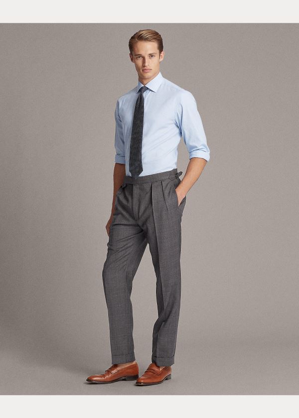 Ralph Lauren Easy Care Houndstooth Shirt Blankyt | XGrU37hQ