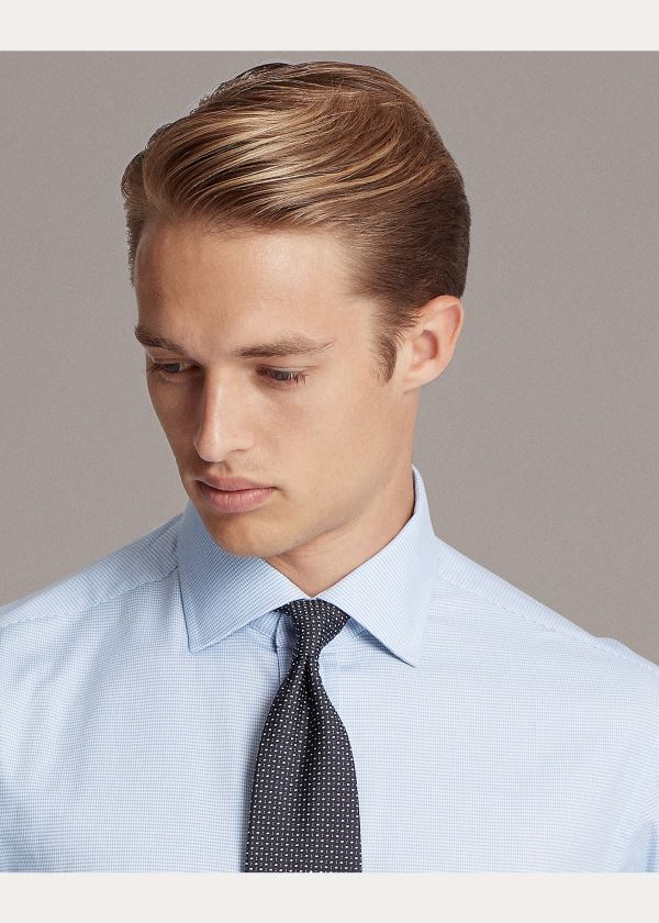 Ralph Lauren Easy Care Houndstooth Shirt Blankyt | XGrU37hQ