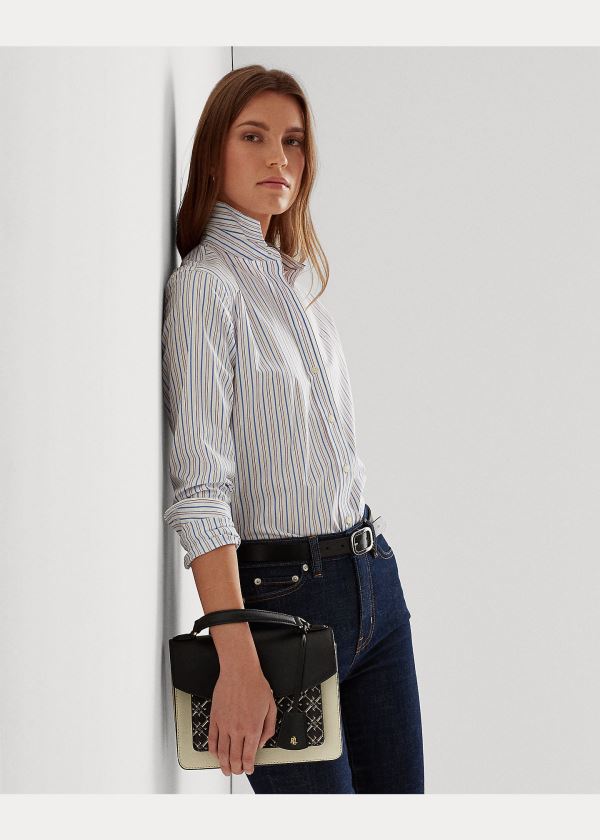 Ralph Lauren Easy Care Striped Shirt Bílé Blankyt Viacfarebný | CP3Qhfox